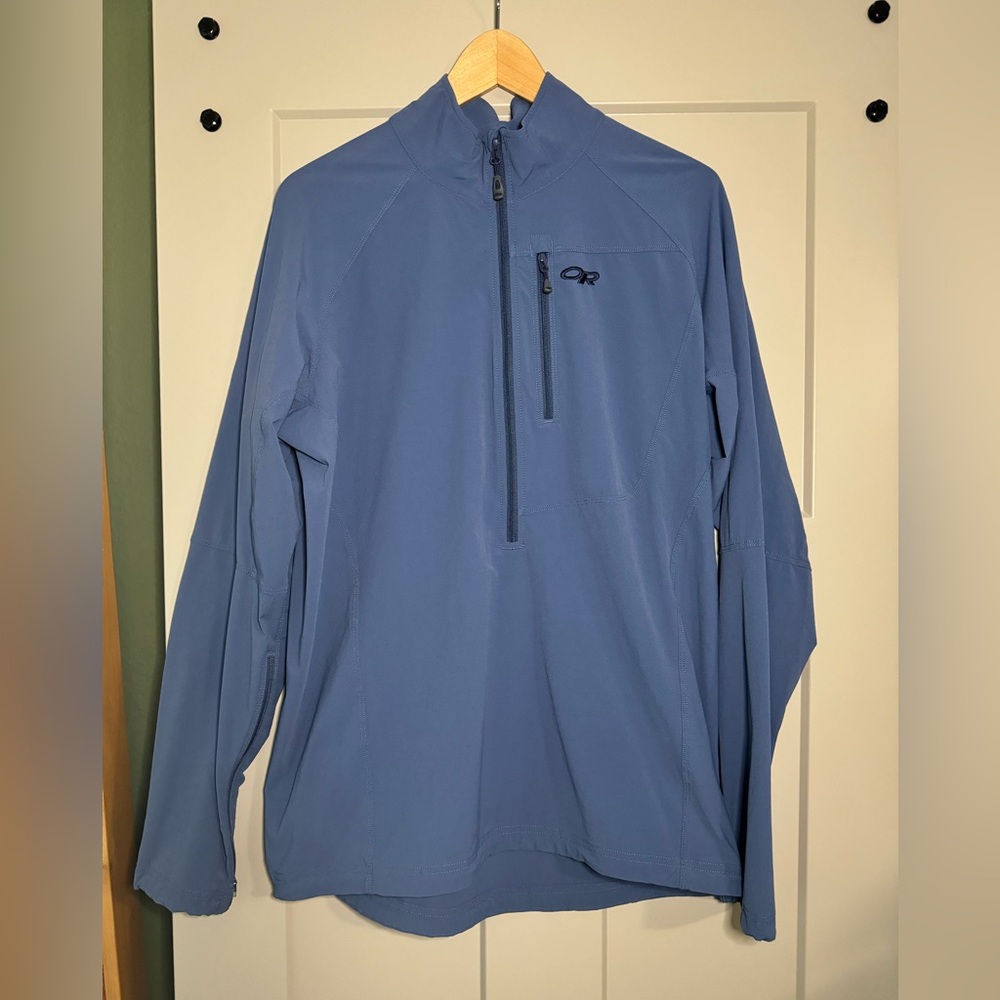 Outdoor Research The Ferrosi Windshirt, Men’s Large, Blue